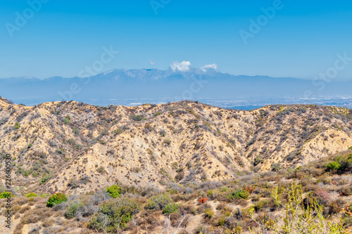 Inland mountain with Mt. Baldy in the background