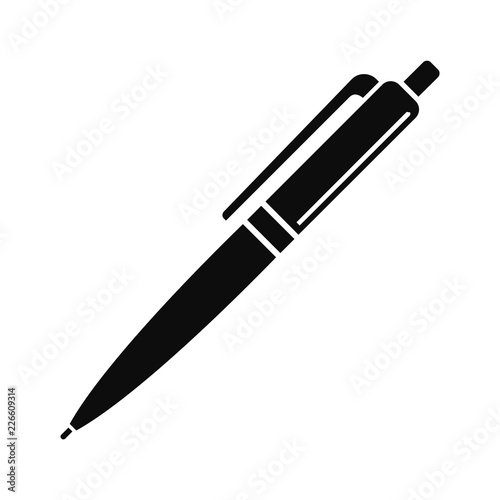 Pen icon. Simple illustration of pen vector icon for web design isolated on white background