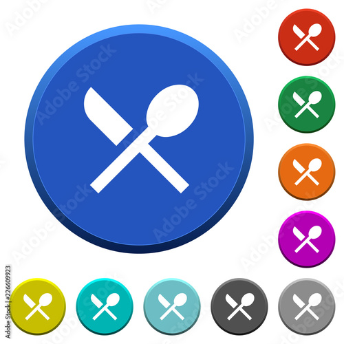 Dining beveled buttons