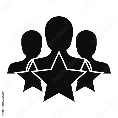 Star customer retention icon. Simple illustration of star customer retention vector icon for web design isolated on white background