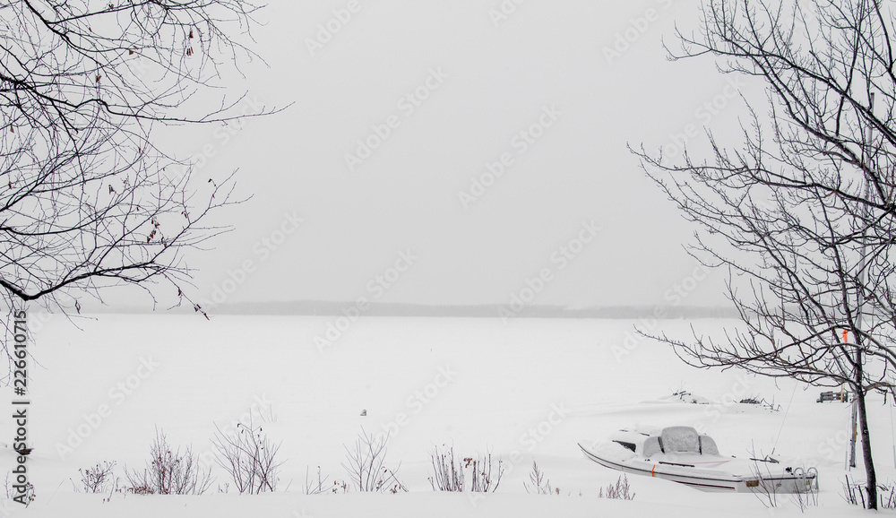 Fototapeta premium Lac gelé