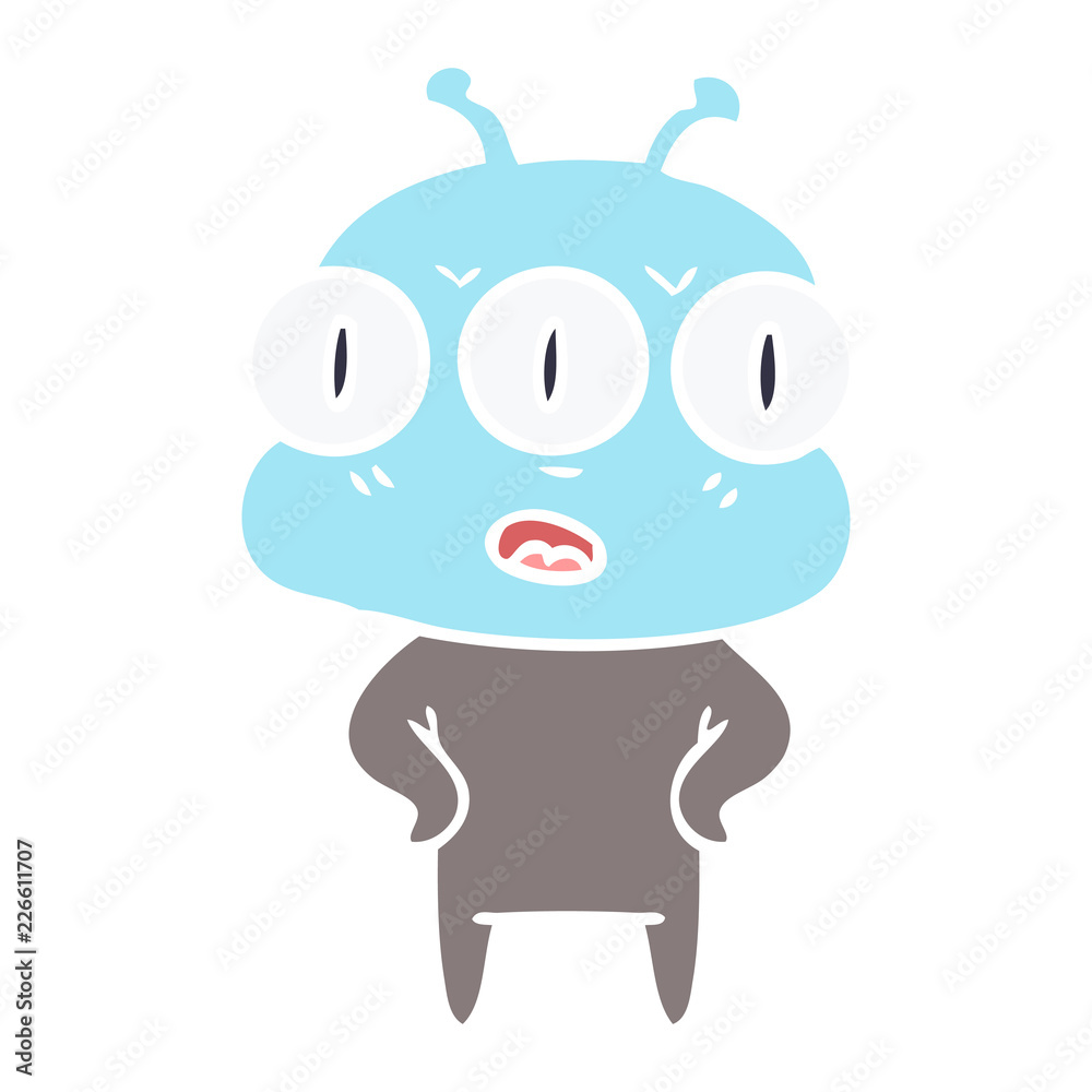 annoyed three eyed alien annoyed three eyed alien