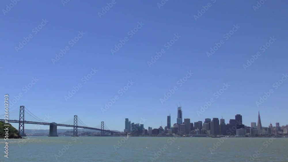 The Bay Bridge as seen from Treasure Island, San Francisco, California, USA The Bay Bridge as seen from Treasure Island, San Francisco, California, USA