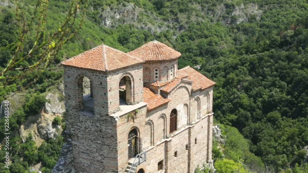 Asen's Fortress in bulgarian mountains Asen's Fortress in bulgarian mountains