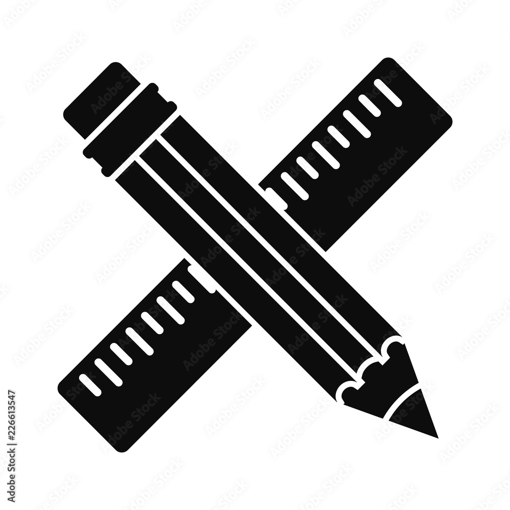 Pencil brand icon. Simple illustration of pencil brand vector icon for web design isolated on white background Pencil brand icon. Simple illustration of pencil brand vector icon for web design isolated on white background