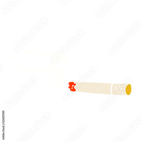 cartoon doodle cigarette