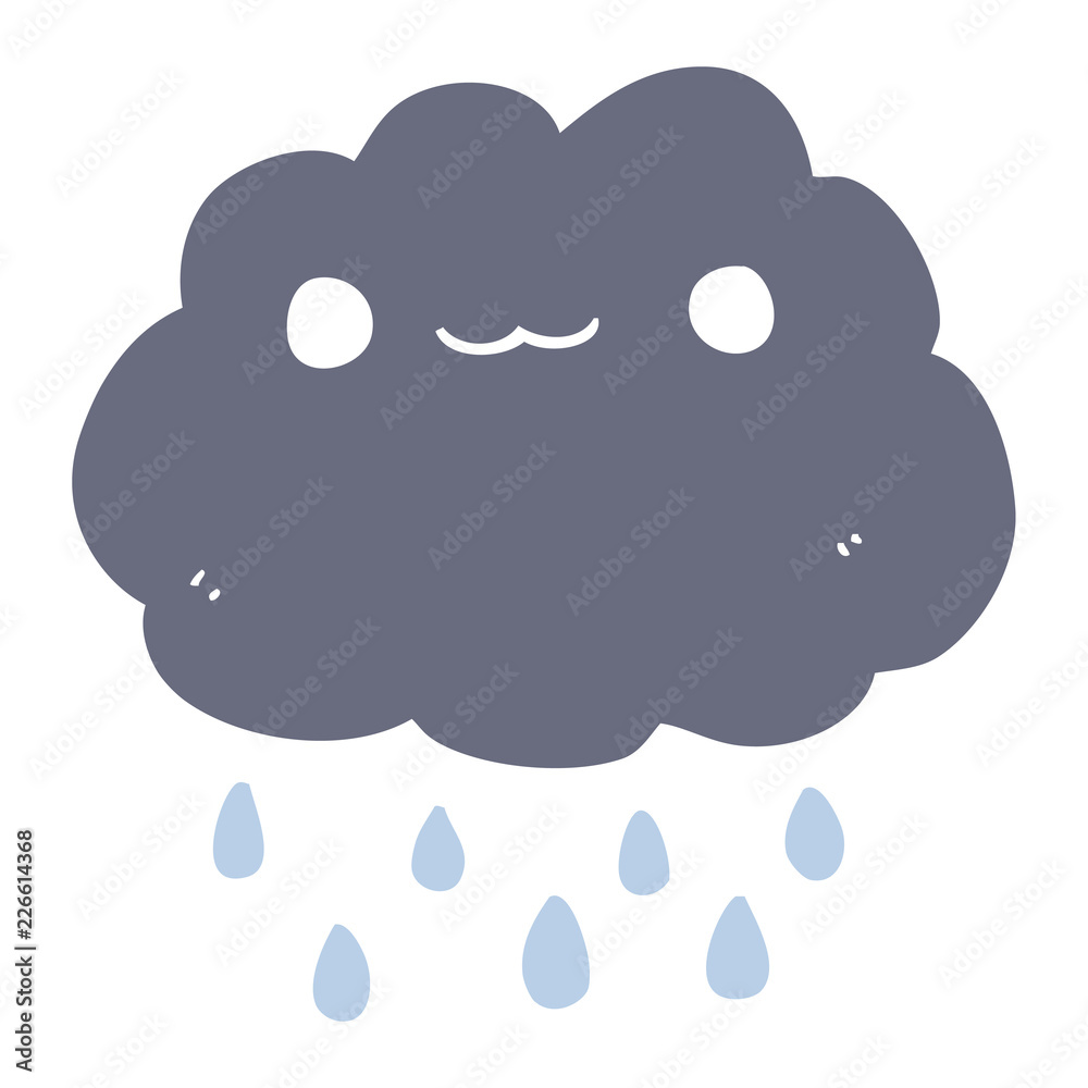 flat color style cartoon cloud flat color style cartoon cloud