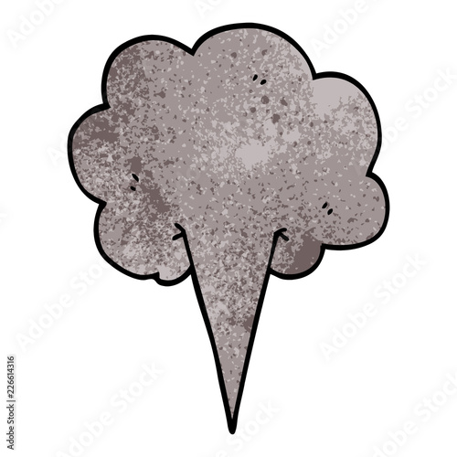 cartoon doodle whooshing cloud