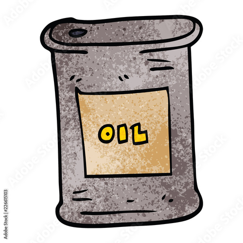 cartoon doodle motor oil