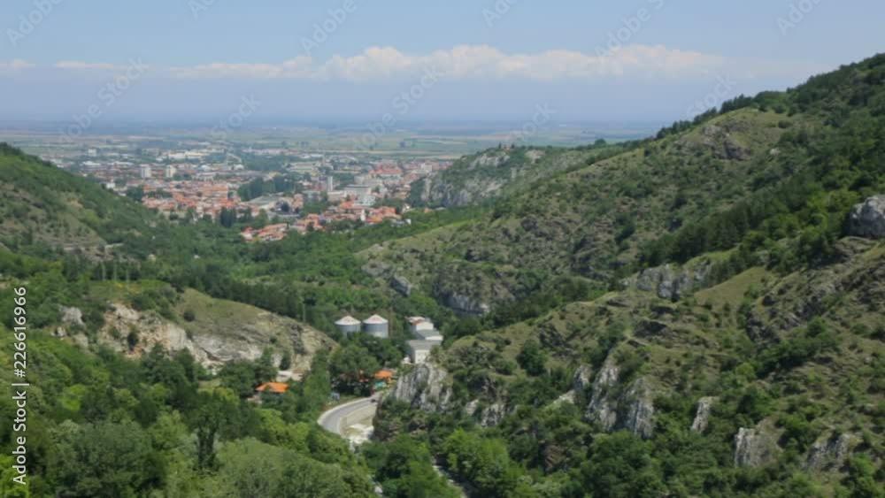 View from a mountain in Bulgaria View from a mountain in Bulgaria