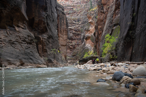 The Narrows - Virgin River Low Angle View