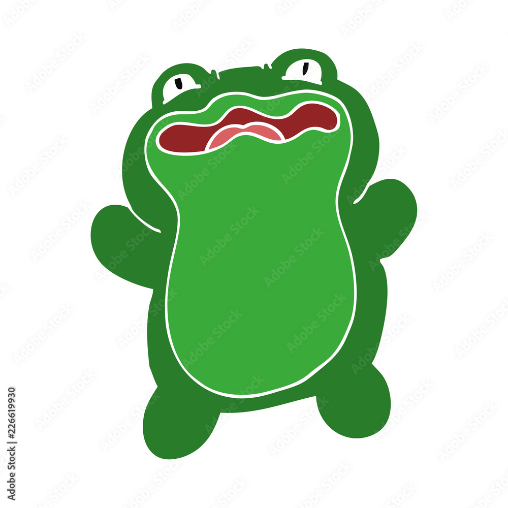 funny cartoon doodle frog funny cartoon doodle frog