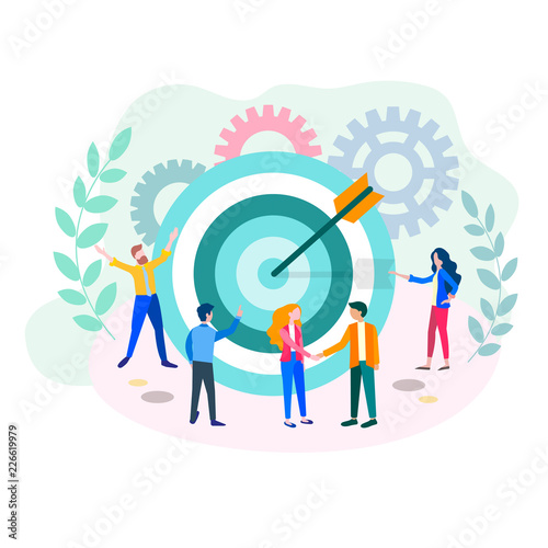 The concept of achieving the goal. Target.