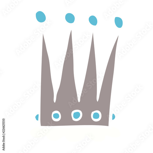 cartoon doodle crown