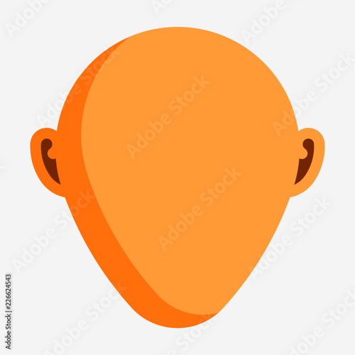 Flat face pixel perfect vector icon