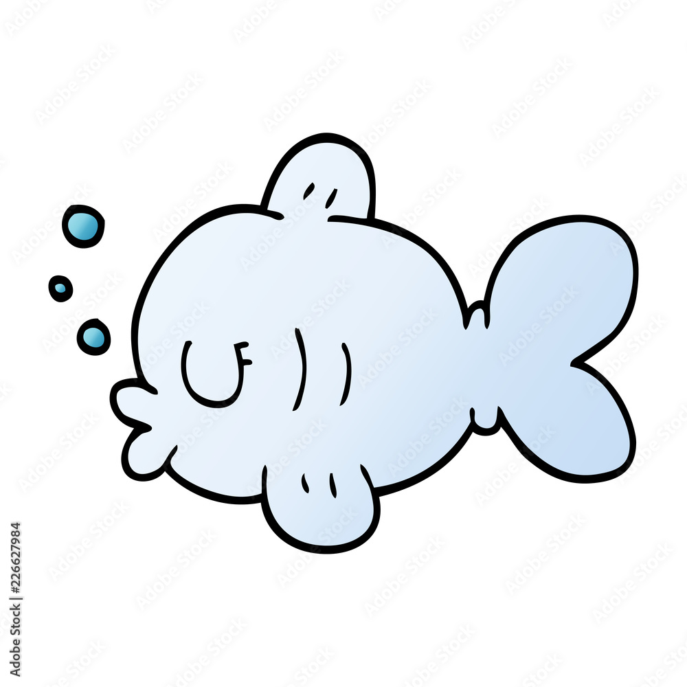 cartoon doodle fish swimming cartoon doodle fish swimming