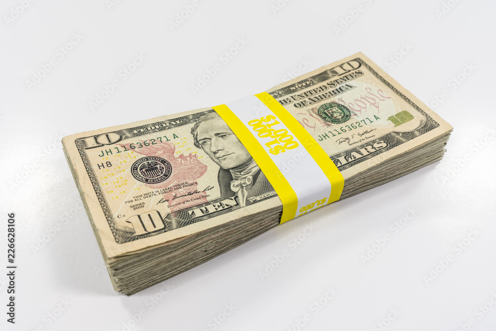 stack of 1000 dollar bills