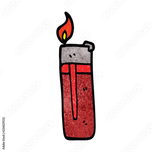 cartoon doodle disposable lighter