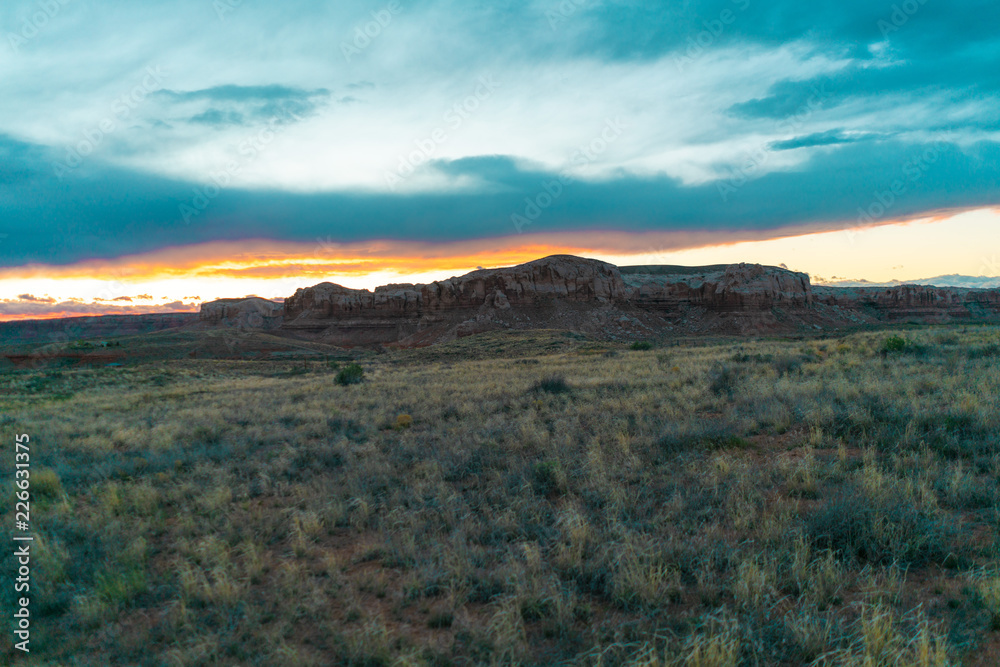 Fototapeta premium Sunset in desert Utah