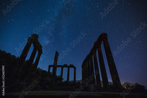 Ancient city under the stars