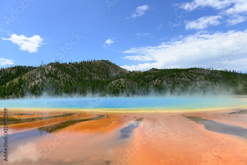 lake in yellowstone national park