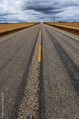 Deserted Highway Background