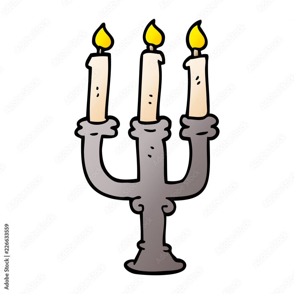 cartoon doodle spooky candles cartoon doodle spooky candles
