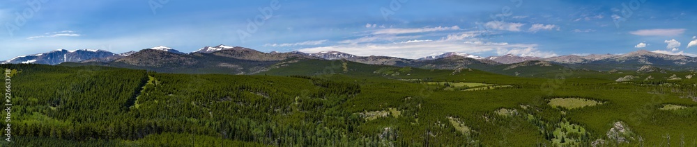 The Cloud Peak Wilderness of the Bighorn National Forest