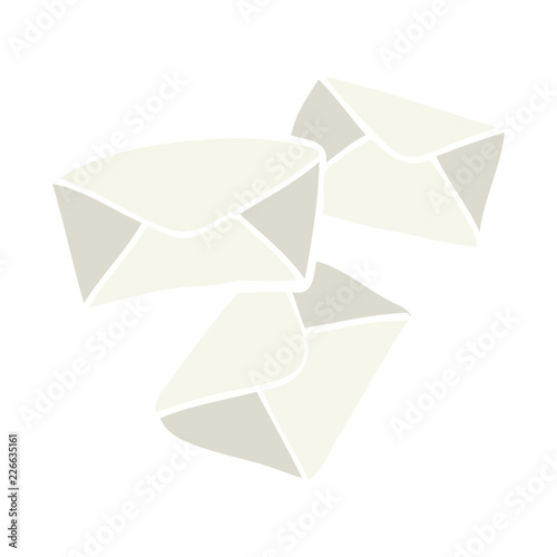 cartoon doodle letters
