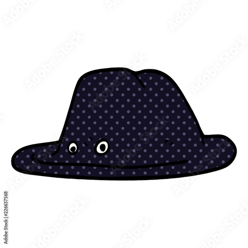 cartoon doodle hat