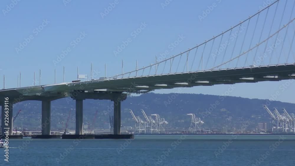 The Bay Bridge in San Francisco, California, USA, circa May 2017 The Bay Bridge in San Francisco, California, USA, circa May 2017