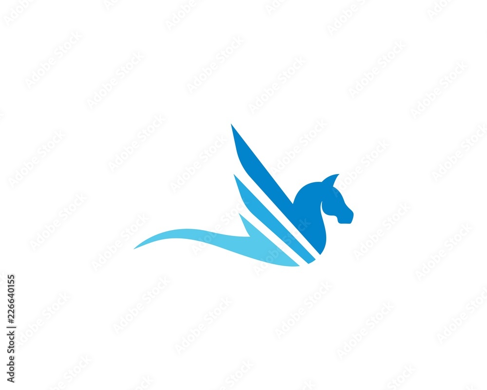 Obraz premium Pegasus logo illustration