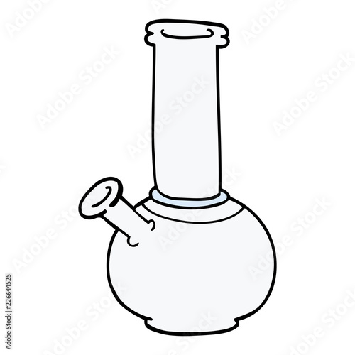 cartoon doodle bong