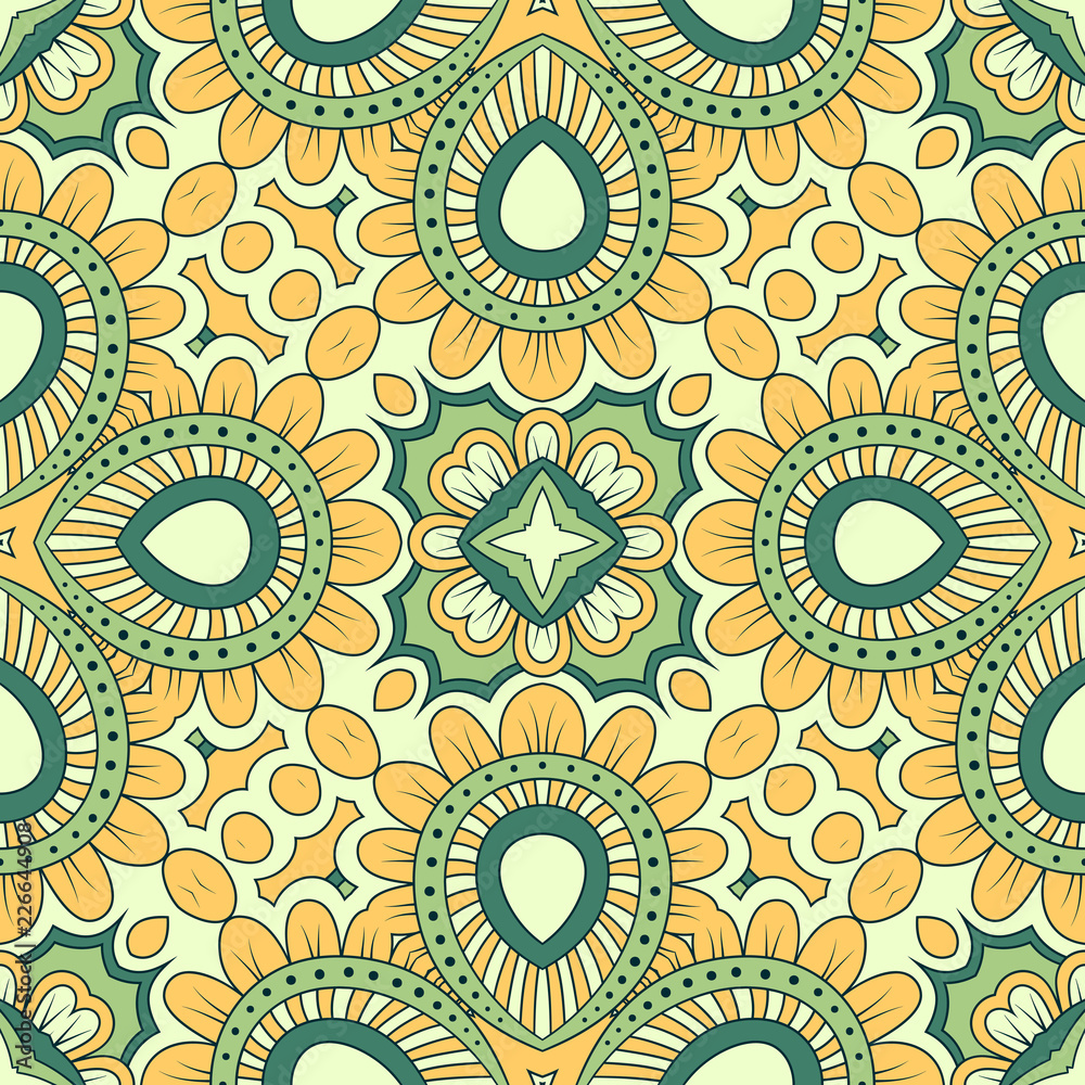 Hand drawn ornamental seamless pattern Hand drawn ornamental seamless pattern
