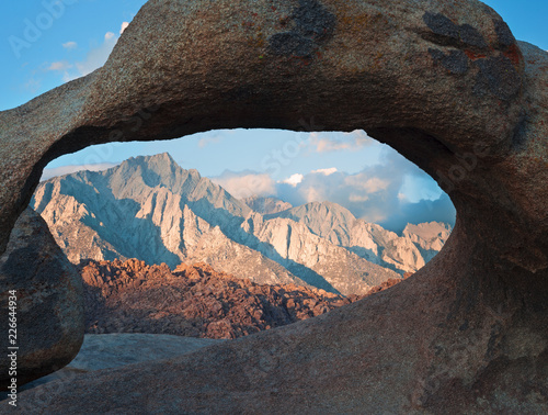The Mobius Arch In Alabama Hills Lone Pine photo