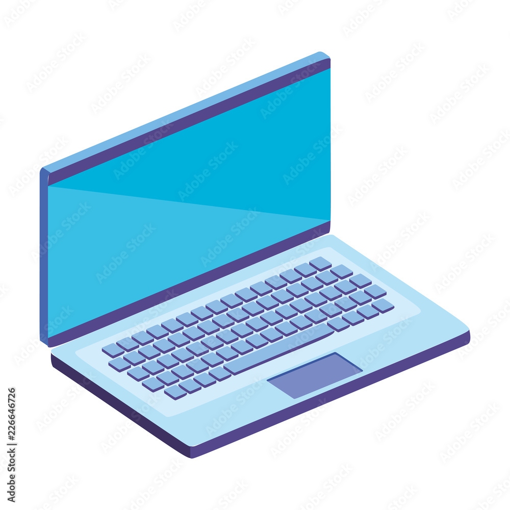 laptop computer isolated icon laptop computer isolated icon