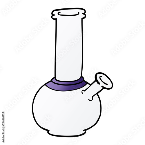 cartoon doodle bong