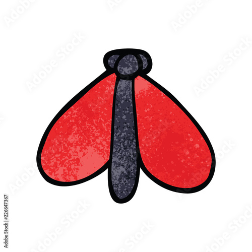 cartoon doodle still moth