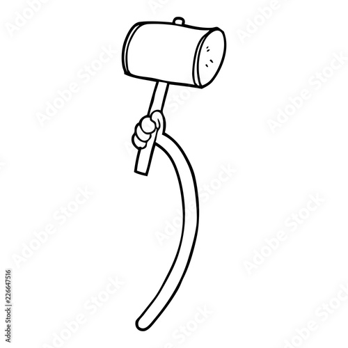 line drawing cartoon retro hand gestures
