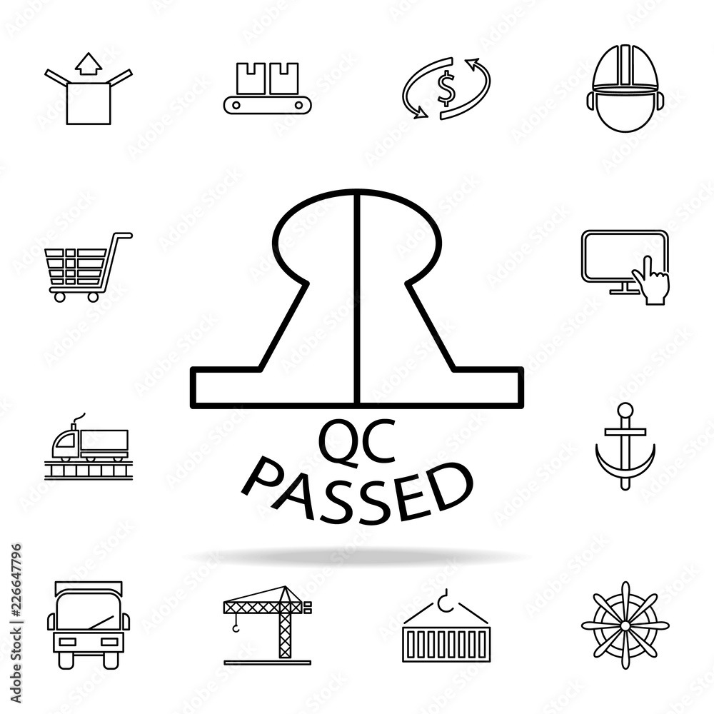 loading crane outline icon. Cargo logistic icons universal set for web and mobile loading crane outline icon. Cargo logistic icons universal set for web and mobile