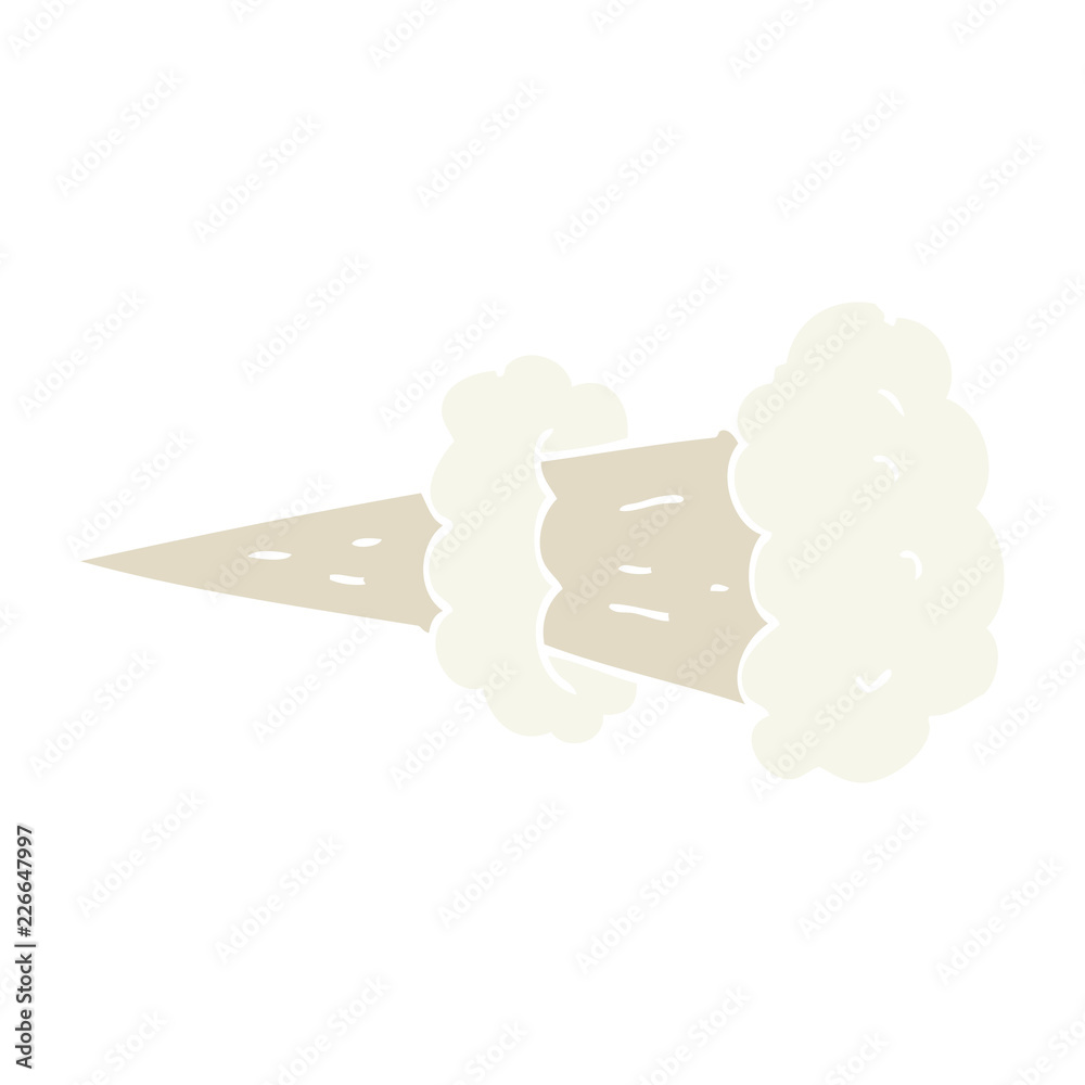 flat color illustration of a cartoon smoke explosion flat color illustration of a cartoon smoke explosion