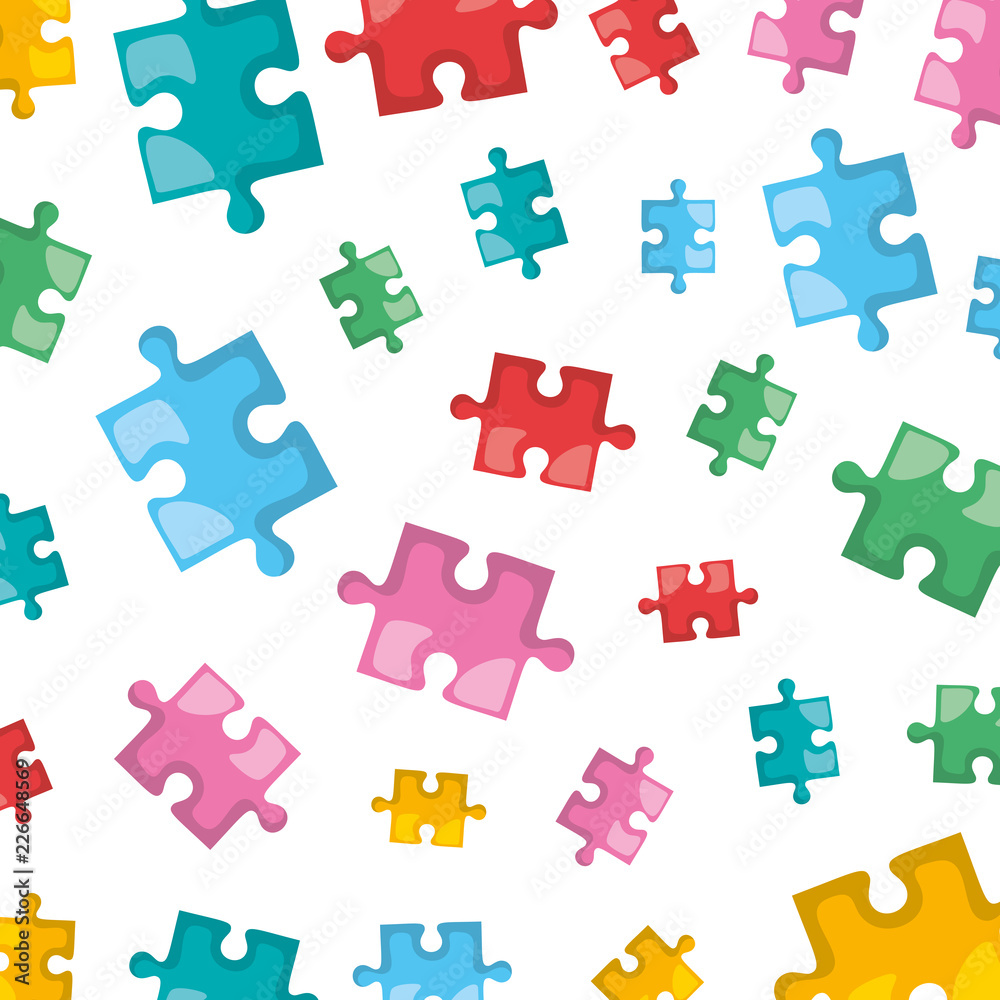 puzzle pieces pattern background puzzle pieces pattern background