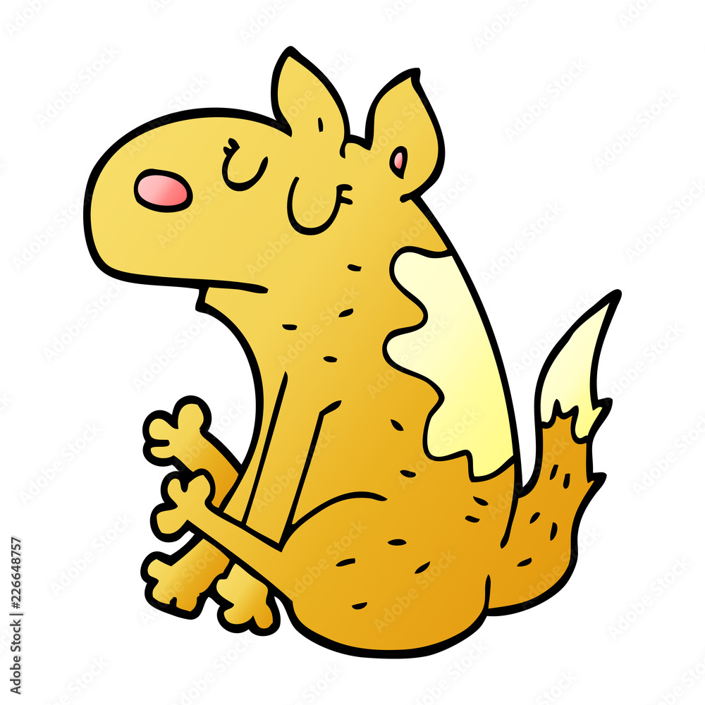 cartoon doodle dog sitting cartoon doodle dog sitting