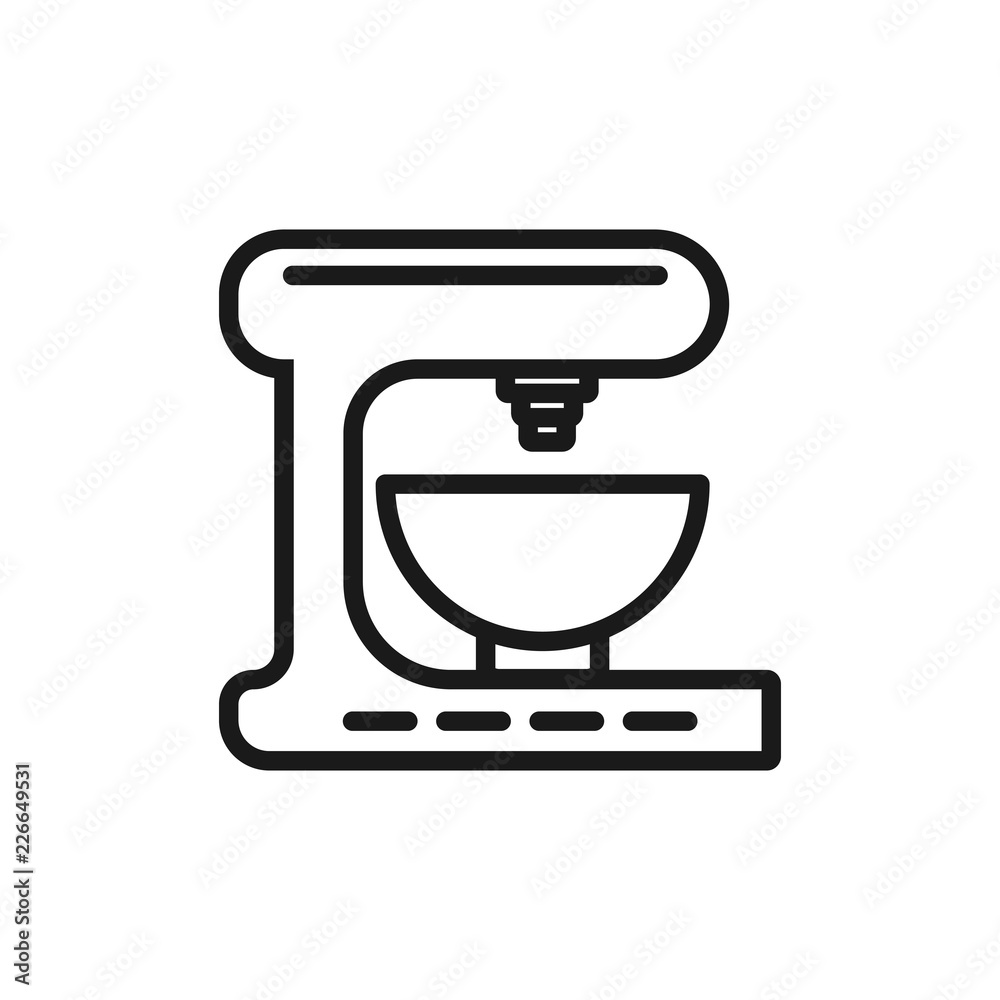 Meat grinder icon line symbol. Premium quality isolated mincer element in trendy style. Meat grinder icon line symbol. Premium quality isolated mincer element in trendy style.