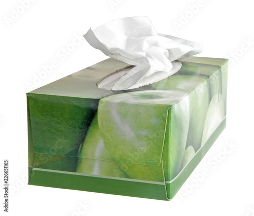 Green Tissue Box