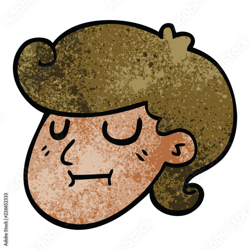 cartoon doodle of a girls face