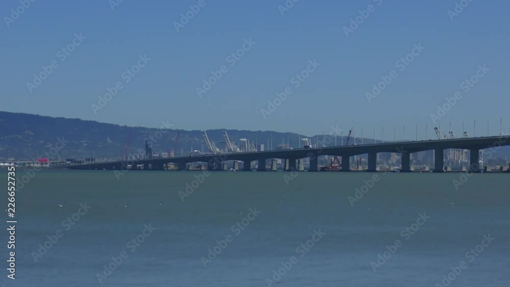 The Bay Bridge in San Francisco, California, USA, circa May 2017 The Bay Bridge in San Francisco, California, USA, circa May 2017