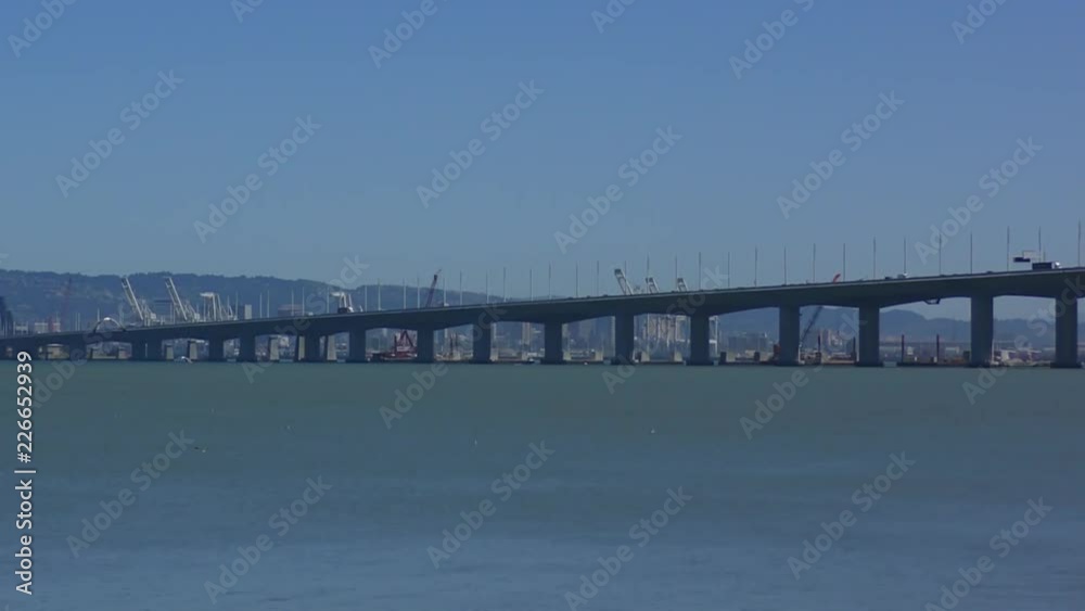 The Bay Bridge in San Francisco, California, USA, circa May 2017 The Bay Bridge in San Francisco, California, USA, circa May 2017