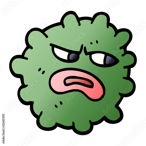 cartoon doodle funny germ