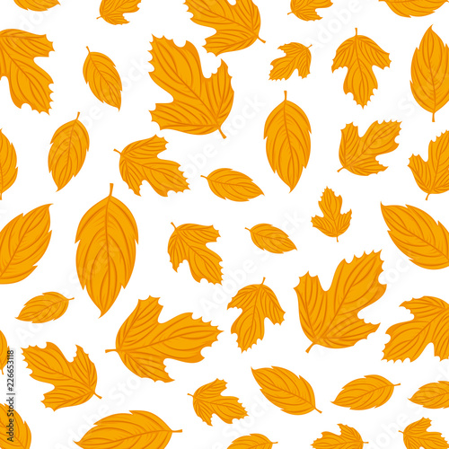 autumn leafs seasonal pattern